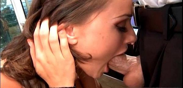  Awesome brunette hoe Tori Black blows